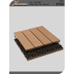Vỉ Gỗ Nhựa Exwood ET01 Wood