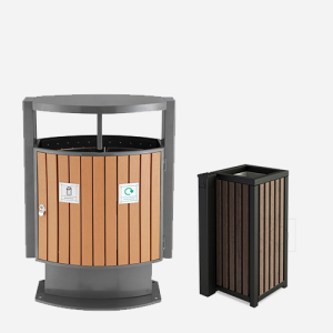 Thùng rác ngoài trời