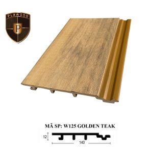 Tấm ốp tường ngoài trời W125NT GOLDEN TEAK