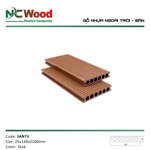 Sàn gỗ nhựa NC Wood – SANTV