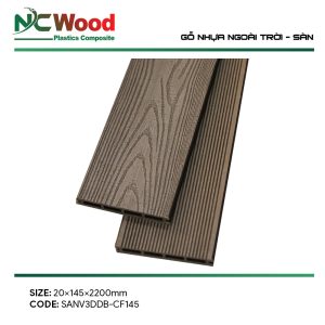 Sàn gỗ nhựa NC Wood vân 3D – SANV3DDB-CF145