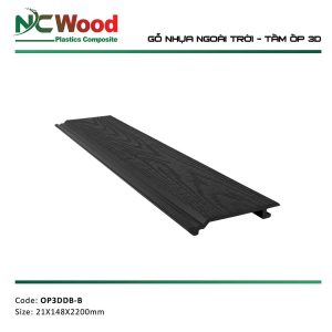 Tấm ốp gỗ nhựa 3D NC Wood OP3DDB-B
