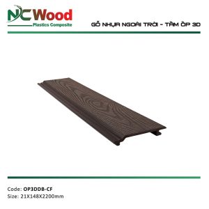 Tấm ốp gỗ nhựa 3D NC Wood OP3DDB-CF