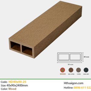 Lam Gỗ Nhựa TPWood HD40x90-2S Wood