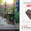 Lam sóng gỗ nhựa 1 lớp Galawood Coffee