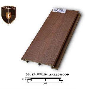 Tấm ốp tường ngoài trời WV100 - A3 REDWOOD