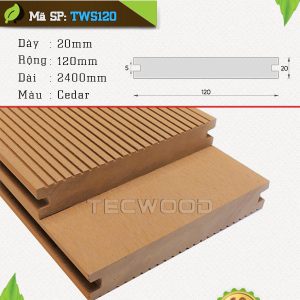 Sàn gỗ nhựa ngoài trời TWS120 Cedar