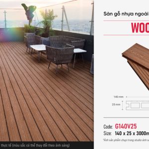Sàn gỗ nhựa 1 lớp Galawood vân 2D - Wood