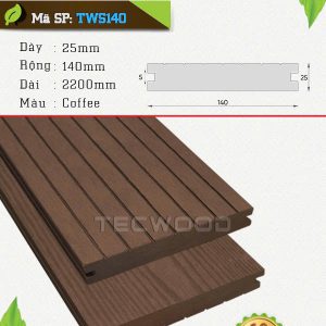 Sàn gỗ nhựa TecWood TWS140-Coffee