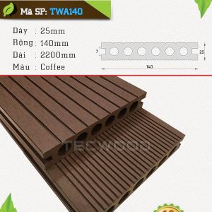Sàn gỗ nhựa TecWood TWA140 Coffee