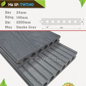 Sàn gỗ TecWood TWT140-Smoke Gray
