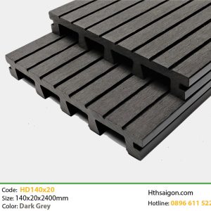 Sàn Gỗ Nhựa TPWood HD140x20-4S Dark Grey