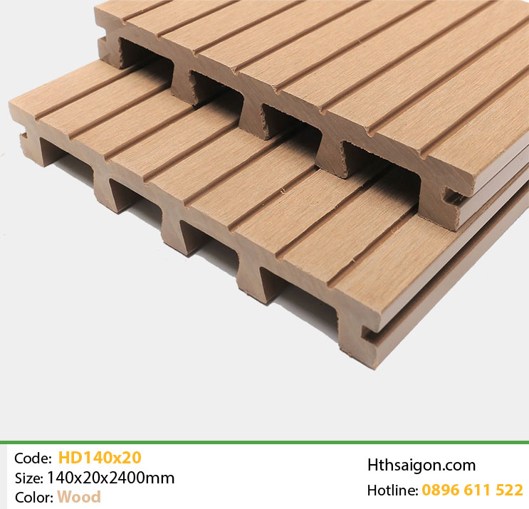 Sàn Gỗ Nhựa TPWood HD140x20-4S Wood