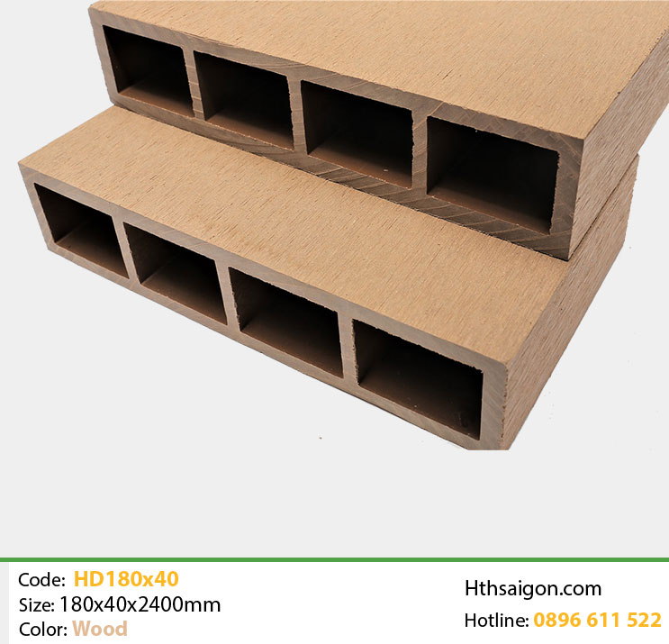Lam Gỗ Nhựa TPWood HD180x40 Wood