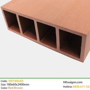 Lam Gỗ Nhựa TPWood HD180x60 Red Brown