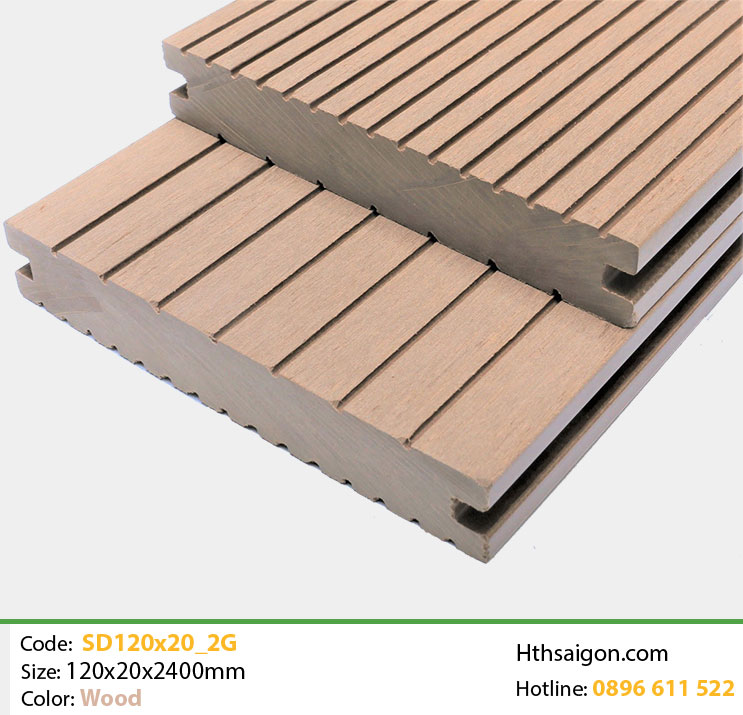 Sàn Gỗ Nhựa TPWood SD120x20-2G Wood