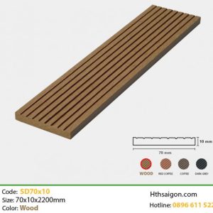 Thanh Đa Năng Gỗ Nhựa TPWood SD70x10 Wood
