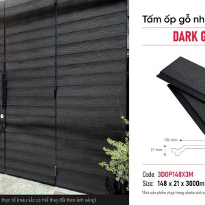 Tấm ốp vân 3D 3DOP148X3M Dark Grey