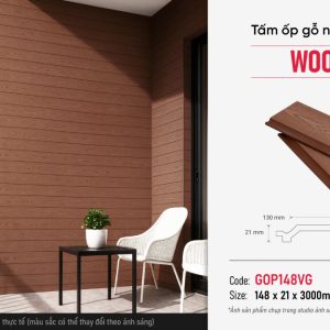 Tấm ốp gỗ nhựa vân gỗ Galawood GOP148VG-Wood