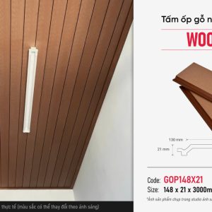 Tấm ốp gỗ nhựa ngoài trời Galawood GOP148X21-Wood