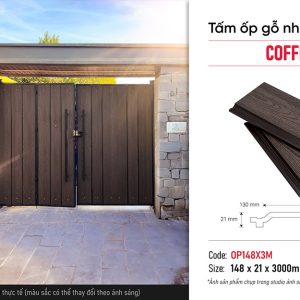 Tấm ốp vân gỗ OP148X3M Coffee