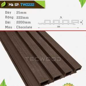 Tấm ốp gỗ nhựa TWZ222-Chocolate