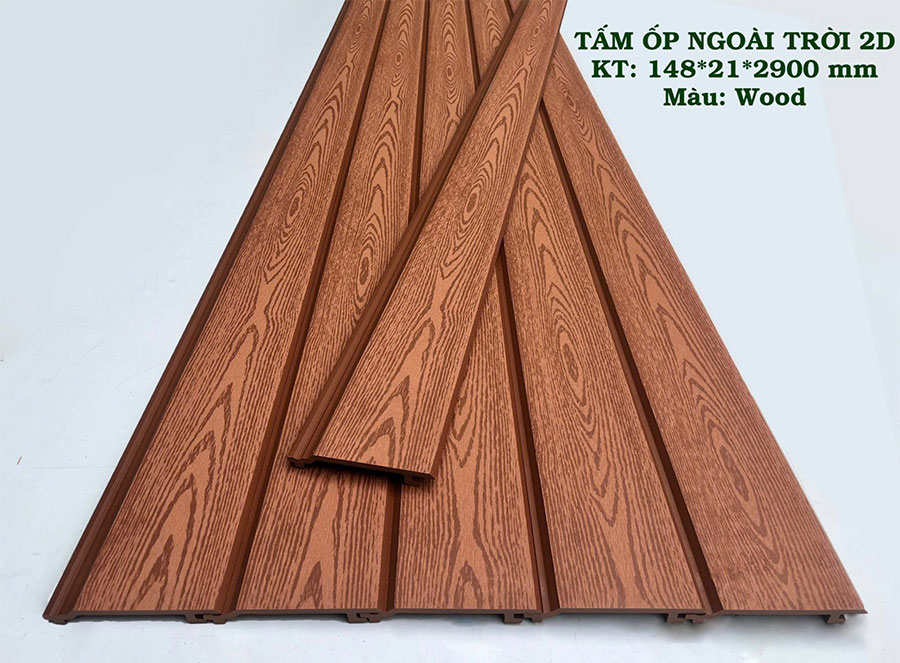 Tấm Ốp Gỗ Nhựa 2D HTWood Wood