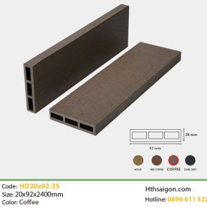 Lam Gỗ Nhựa TPWood HD20x92 Coffee