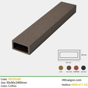 Lam Gỗ Nhựa TPWood HD30x60 Coffee