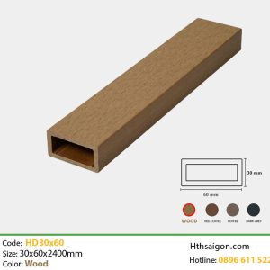 Lam Gỗ Nhựa TPWood HD30x60 Wood