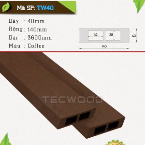 Thanh lam TecWood TW40-Coffee