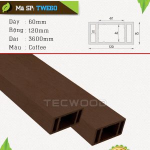 Thanh lam TecWood TWE60-Coffee