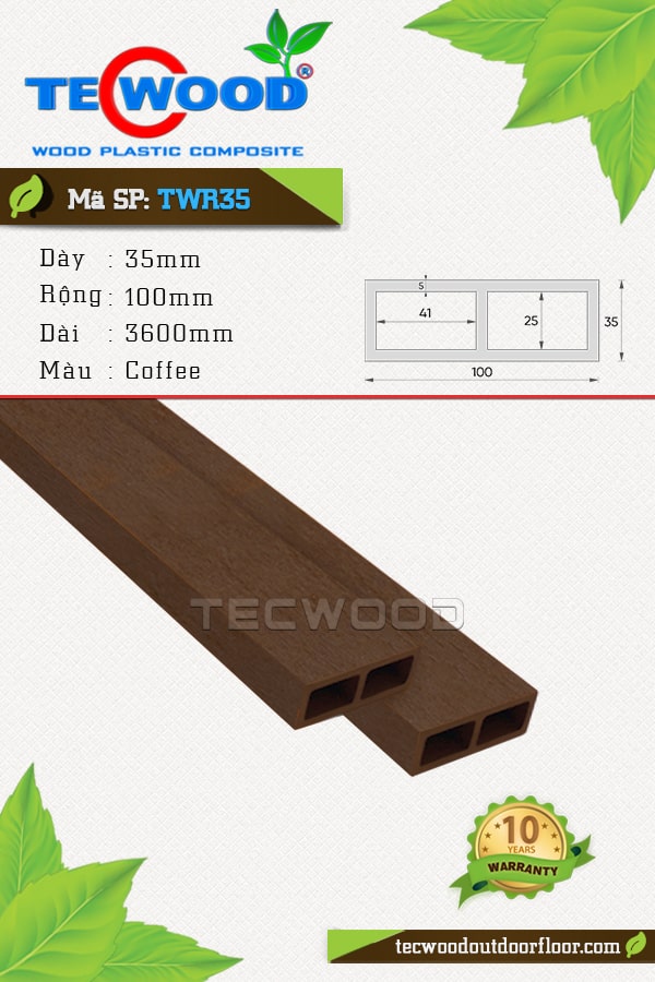 Thanh lam TecWood TWR35-Coffee