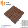 Vỉ gỗ nhựa ngoài trời vân 3D HobiWood (Oak Brown)