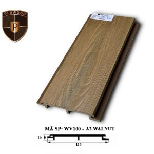 Tấm ốp tường ngoài trời WV100 - A2 WALNUT