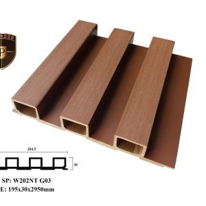 Tấm ốp tường ngoài trời W202NT – G03 TEAK